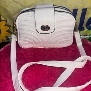 Free People White Crossbody Bag